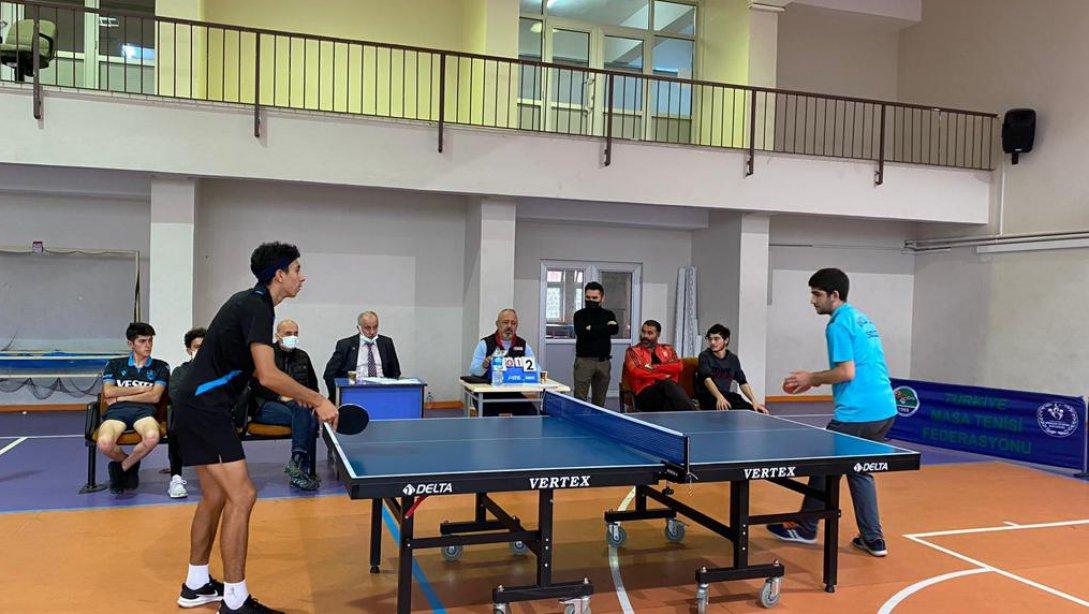 Cumhuriyet Bayramı Kapsamında Düzenlenen Masa Tenisi Turnuvası