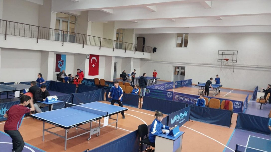 İlçemizde Ortaokullar Arası Masa Tenisi Turnuva'sı Gerçekleştirildi. 