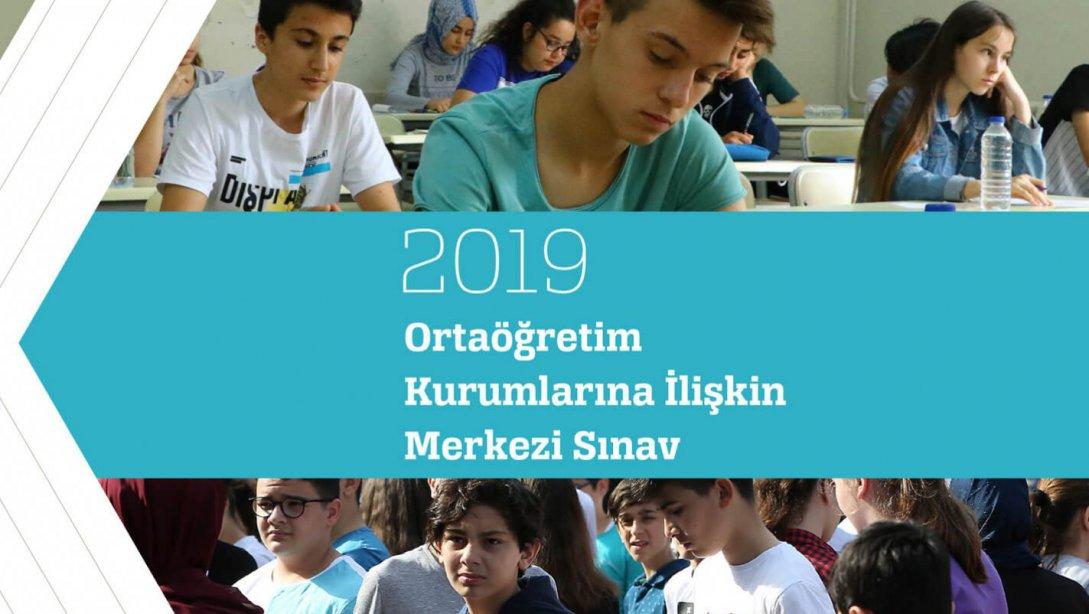 2019 Yılı Ortaöğretim Kurumlarına İlişkin Merkezi Sınav Raporu-Sonuç Bilgileri