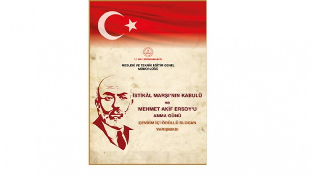 İstiklâl Marşı'nın Kabulü ve Mehmet Akif ERSOY'u Anma Günü Etkinlikleri Kapsamında