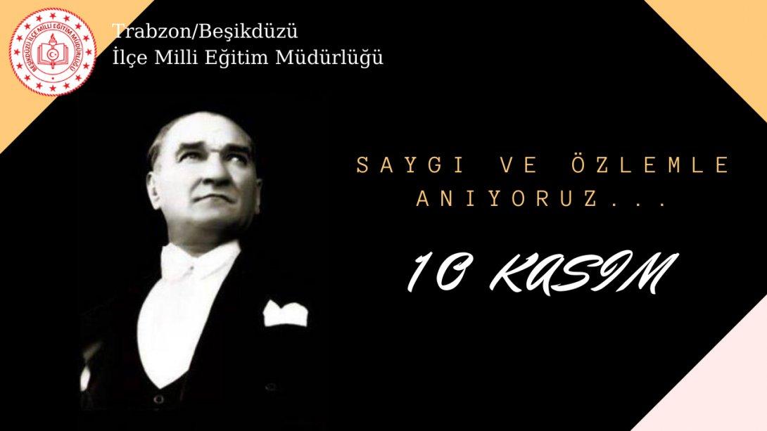 Atatürk'ü Anma Günü Ve Atatürk Haftası