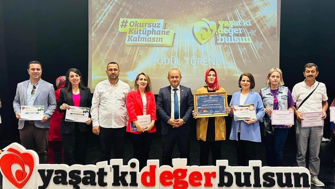 #OkursuzKütüphaneKalmasın #YaşatKiDeğerBulsun Projesi Ödül Töreni Gerçekleştirildi.