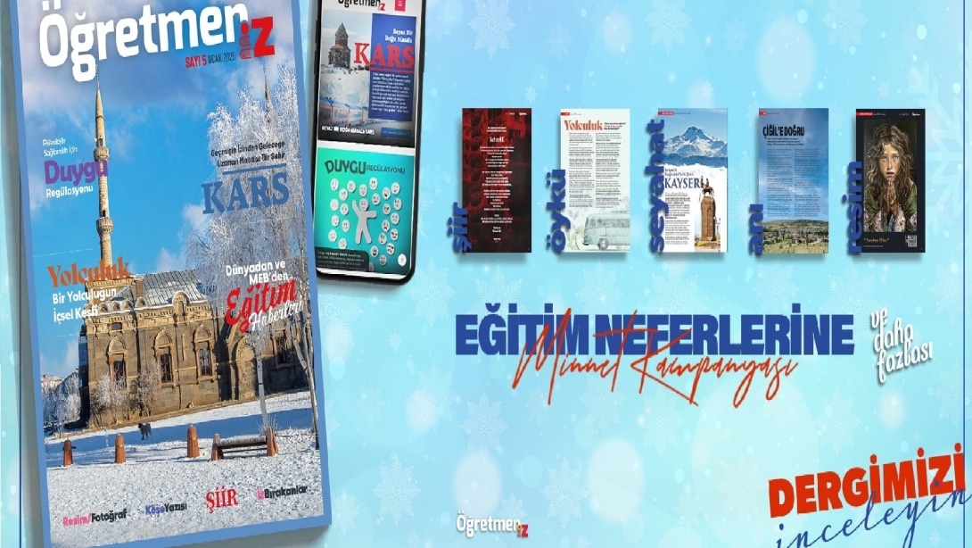 Öğretmeniz Dergisinin 5. Sayısı Yayımlandı