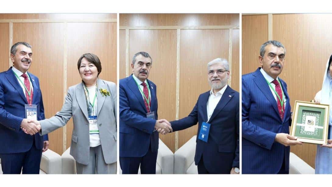 Milli Eğitim Bakanımız Sayın Yusuf Tekin, 